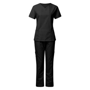 Conjuntos de Uniformes Médicos Ecológicos y Ligeros Personalizados para Hospital, Unisex, Manga Corta para Mujer, en Oferta - Product Image 4