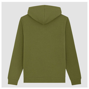 Sweat-shirt vert olive pour homme, coupe classique, décontracté, en molleton français, avec poche, manches longues, pour l'automne, sweat à capuche - Product Image 2