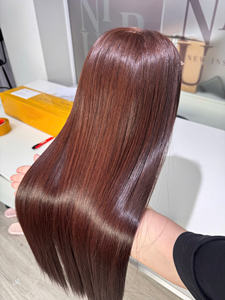 วิกผมคนแท้แบบชาวเวียดนามจาก100% ผมยาว28 "สีน้ำตาลเข้มยาวสองชั้น - Product Image 2