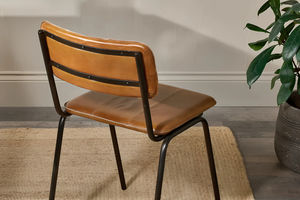 Chaises de salle à manger en cuir très demandées, de qualité supérieure, en cuir pleine fleur, modernes, pour restaurant, maison, cuisine, café, usage quotidien - Product Image 6