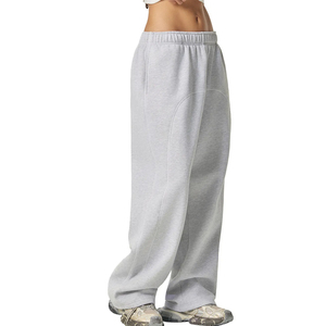 Pantalones Deportivos para Hombre y Mujer, Cintura Elástica con Cordón, Corte Holgado y Recto, Ropa Casual Urbana, Fabricante con Logotipo Personalizado - Product Image 4