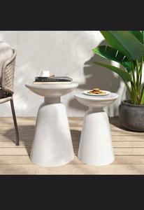 Mesa de Centro Redonda Moderna de 12-15 Pulgadas, Mueble Decorativo para Sala de Estar, Mesa Auxiliar Contemporánea - Product Image 2