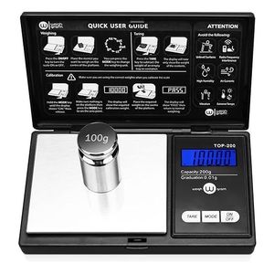 Balance de poche numérique 200g x 0,01g, mini-balance de précision pour aliments et bijoux - Product Image 1