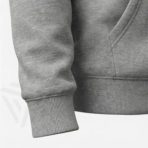Sudaderas con capucha lisas al por mayor para hombre, estilo urbano, con logo personalizado, de algodón grueso, extragrandes, para hombre, ropa de invierno cálida de forro polar - Product Image 6
