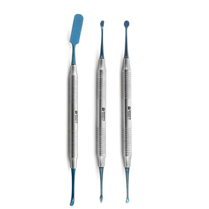 3 Elevadores Periósteicos Manuales de Acero Inoxidable para Implantes Dentales, Sinus Lift, Prichard Molt 4 Buser, Instrumentos Afilados - Product Image 2