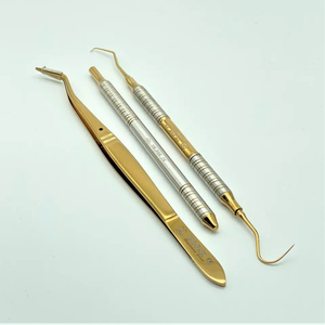 Kit d'examen dentaire de base Bone Bridge en acier inoxydable de haute qualité, 3 pièces, instruments de diagnostic manuels, ensemble d'élévation du sinus - Product Image 3