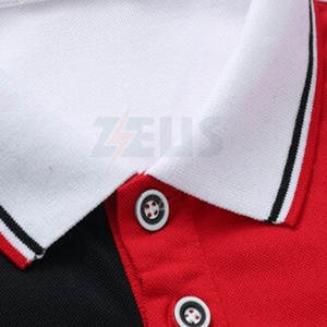Chemises polo pour hommes confortables, à séchage rapide et respirantes, 100% coton, prix de gros, fabriquées par Zeus International - Product Image 3