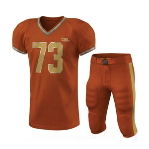 Professional American Football Uniform Durable Stretch Fabric Jersey And Pants For Adult Team Sports <b>Game</b> - Product Image 1
