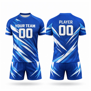 <b>Polyester</b> Sportswear Custom High Quality New Design Team Sport Club Short Sleeve Quick Dry Sublimated Printing Jerseys - Product Image 1