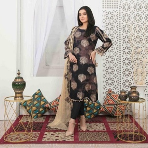 Hermosos y elegantes trajes étnicos de 3 piezas, Colección CIANA, trajes de césped de fiesta paquistaní e india de Tawakkal - Product Image 5