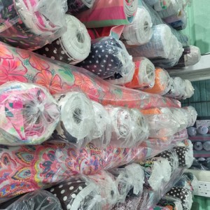 ITY Print <b>Fabric</b> Textile Stock Various Design Polyester Spandex Dress High Quality Made in Korea - Product Image 1