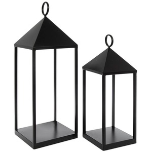 Faroles de metal decorativos personalizados de diseños únicos para interiores y exteriores, juego de faroles altos de estilo rústico para suelo y colgantes. - Product Image 3