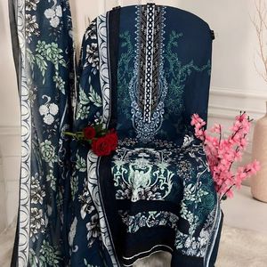 Conjunto de dos piezas de algodón estampado de alta calidad con dupatta de algodón puro, ropa étnica de diseñador, precio mayorista de Royal Exports - Product Image 6