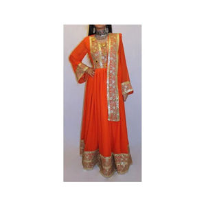 Atractivo Vestido Afgano de Manga Larga para Mujer, Modelo Elegante para Baile y Bodas, en Venta - Product Image 3