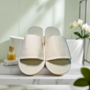 Meilleure Qualité Pantoufles d'Hôtel en Jute Écologique du Bangladesh Pantoufles Jetables Spa à Bas quantité minimale de commande pour Voyage Prix de Gros - Product Image 1