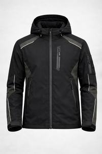 Chaqueta Softshell con Capucha para Hombre HAPPY HORSE, de Alta Calidad, Transpirable e Impermeable, con Logotipo Frontal, para Deportes al Aire Libre y Estilo Casual - Product Image 5