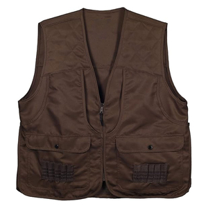 Gilet de chasse sans manches pour homme, marron, avec plusieurs poches, respirant, en softshell, vêtements d'extérieur, style été - Product Image 1