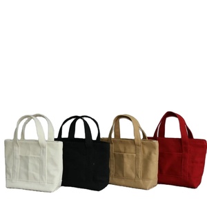 Bolsa de lona de algodón orgánico con logotipo personalizado impreso, bolsas reciclables reutilizables para la compra de comestibles - Product Image 1