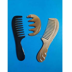 Peigne en corne de buffle naturelle en gros, qualité export - Product Image 2