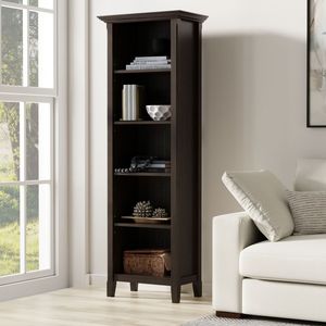 Libreria Amherst a 5 Ripiani da 24 Pollici, Elegante e Resistente, Arredamento per Casa e Ufficio - Product Image 1
