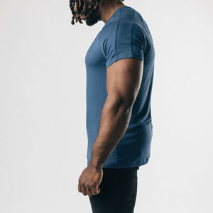 T-shirts en coton pour hommes, col rond, basiques, manches courtes, coupe classique, vêtements décontractés pour tous les jours - Product Image 2