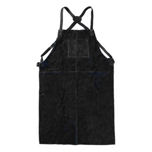 Heavy Duty Cowhide Split Leather Industrial Safety Welding <b>Apron</b> Plain Style Sleeveless <b>Work</b> <b>Apron</b> for Welders Flame-Resistant - Product Image 6