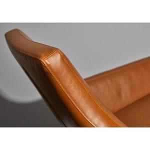 Brown Upholstered Accent Chair Lounge Armchair Metal Legs Modern Living Room <b>Seating</b> - Product Image 4