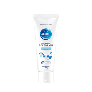 Lait Nettoyant Doux Oilatum à l'Acide Hyaluronique et Niacinamide 100g pour Peaux Sèches et Sensibles, Testé Dermatologiquement, Hydratant - Product Image 1