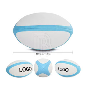 ลูกรักบี้เย็บมือ พื้นผิวเกาะมือได้ดี สำหรับสโมสรกีฬา ฝึกซ้อมทีม - Product Image 3