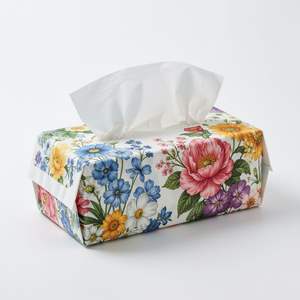 Caja de pañuelos faciales sostenible de material ecológico, pañuelos desechables para la industria hotelera y distribución doméstica - Product Image 2