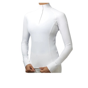 Chemise de compétition équestre de haute qualité, extensible dans 4 directions, en tissu technique doux au toucher, idéale pour la compétition et les spectacles. - Product Image 3