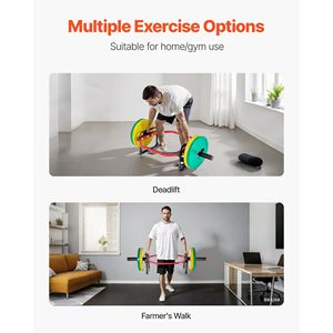 Barres de musculation de 2 pouces, capacité 500 LBS, équipement d'entraînement de force pour la musculation à domicile, barre trapèze, barre hexagonale, série de barres de musculation - Product Image 3