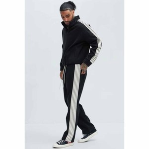 Conjunto Deportivo para Hombre, 100% Algodón, Transpirable, Estampado, con Capucha y Franja Blanca, Sudadera con Logotipo, Estilo Casual, Holgado, para Invierno - Product Image 6