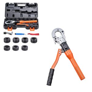 Utensile Idraulico Professionale per Crimpatura Tubi in Rame con Mascelle da 1/2, 3/4, 1 Pollice per Tubi in Rame da 3/8, 1/2, 5/8 Pollici, 240V, Alluminio - Product Image 1