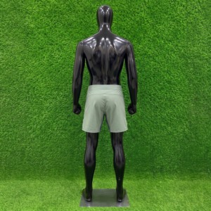Shorts MMA pour hommes Topline Products, coupe athlétique, évacuation de l'humidité, impression par sublimation, design topographique vert - Product Image 3