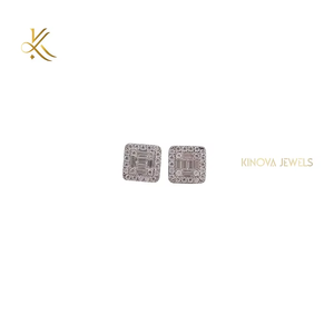 ต่างหูทองคำทรงเก๋สำหรับผู้หญิง ได้รับการรับรองจาก IGI ดีไซน์ระยิบระยับ น้ำหนักเบา สวมใส่สบาย เหมาะสำหรับใช้ในชีวิตประจำวัน งานฉลองครบรอบ และงานปาร์ตี้ - Product Image 2