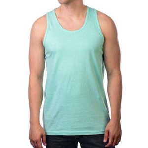 Débardeur tricoté à col rond pour homme, couleur unie, décontracté, sans manches, vert sarcelle - Product Image 4