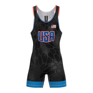 ชุดนักมวยปล้ำมืออาชีพสำหรับผู้ชาย น้ำหนักเบา ระบายอากาศได้ดี ยืดหยุ่นได้ เหมาะสำหรับการฝึกซ้อม การแข่งขัน และการแข่งขันแบบทัวร์นาเมนต์ - Product Image 3