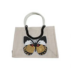 Bolsa de Compras de Yute Geométrica Ecológica de Alta Demanda para Campañas de Promoción de Marca, Disponible a un Precio Accesible - Product Image 6