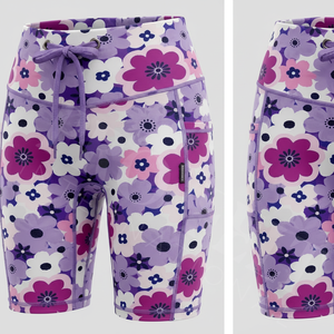 Nouveaux shorts de sport pour femmes, style unique, à compression et effet push-up, imprimés personnalisés, extensibles, respirants, pour la gym, l'entraînement, le fitness et le yoga, vente en gros - Product Image 4