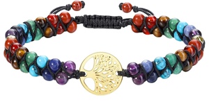 Pulsera de cuentas de resina hecha a mano clásica moderna Accesorio para mujeres y niñas TAQI CRAFT-Tamaño disponible al por mayor - Product Image 3