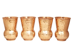Vaisselle en cuivre pour un usage quotidien, verre à eau élégant fait à la main pour la maison, le bureau et les cadeaux - Product Image 4