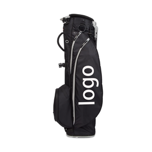 Bolsa de Golf Profesional de Cuero PU Resistente, Color Negro, con Divisores de Palos Multiusos y Patas Reforzadas para Mayor Estabilidad - Product Image 3