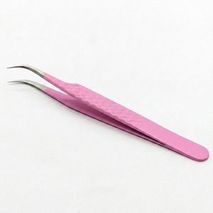 TEEJAY Fibres courbées en J pour volume et isolation des cils, revêtement en poudre bleue, logo personnalisé, couleur personnalisée - Product Image 2