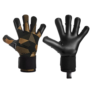 Gants de gardien de but en latex allemand de qualité supérieure, design personnalisé, noir et marron, latex allemand extensible - Product Image 4
