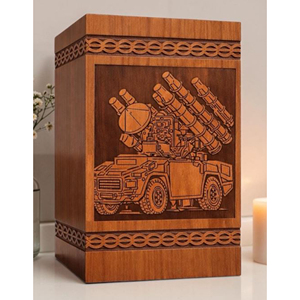 Handmade Bamboo Cremation Urn – Sustainable Memorial Urn urn Memorial Keepsake by AYAANS - Product Image 2
