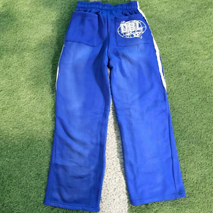 Conjunto Deportivo Personalizado 100% Algodón para Niños, Sudadera con Capucha y Pantalones Jogger Azules, Estilo Deportivo, 100% Poliéster, Otoño - Product Image 3