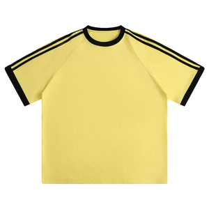 Camiseta de Algodón para Hombre, Corte Regular, Cómoda para Uso Diario, Lisa, de Manga Corta, para el Mercado de Exportación - Product Image 3