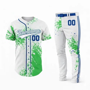 Fully Customized Logo <b>Light</b> Weight Baseball Uniform Best Selling Breathable <b>Cheap</b> Price Baseball Uniform For Men Low MOQ - Product Image 6