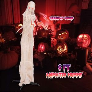 Decorazioni di Halloween da 6 Piedi con Occhi Rossi Luminosi a LED - Product Image 4